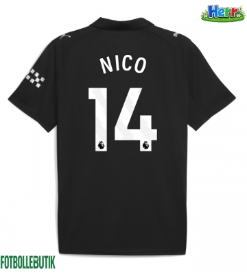 Manchester City Nico Gonzalez #14 Bortatröja 2025-26 Kortärmad